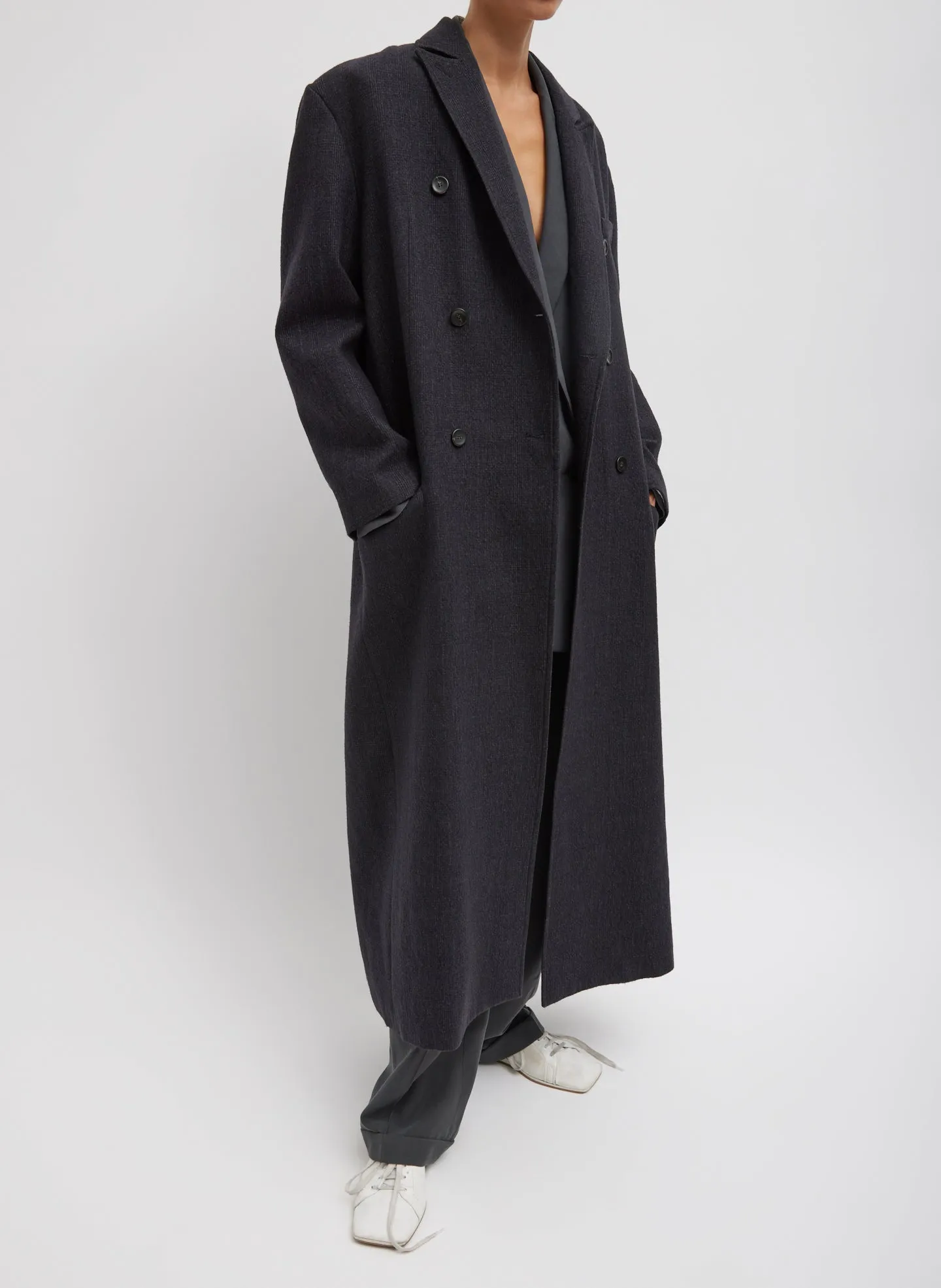 Kian Glenplaid Maxi Tux Coat sold by Tibi product image thumbnail 5