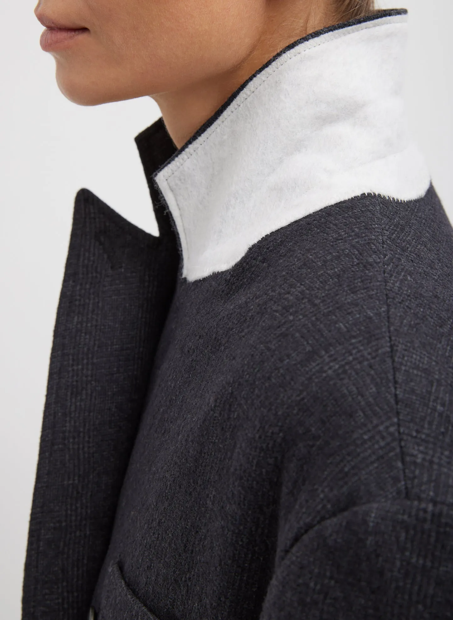 Kian Glenplaid Maxi Tux Coat sold by Tibi product image thumbnail 4