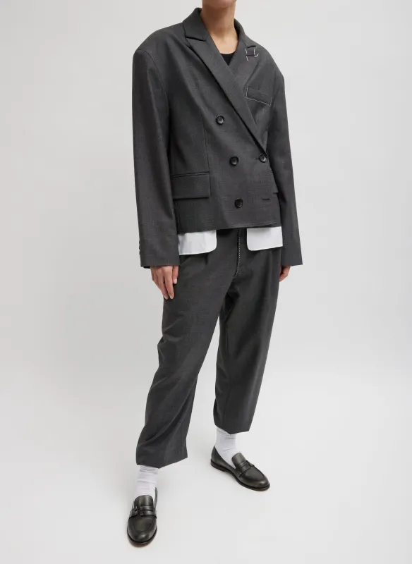 Ellis Suiting Chopped Blazer made by Tibi