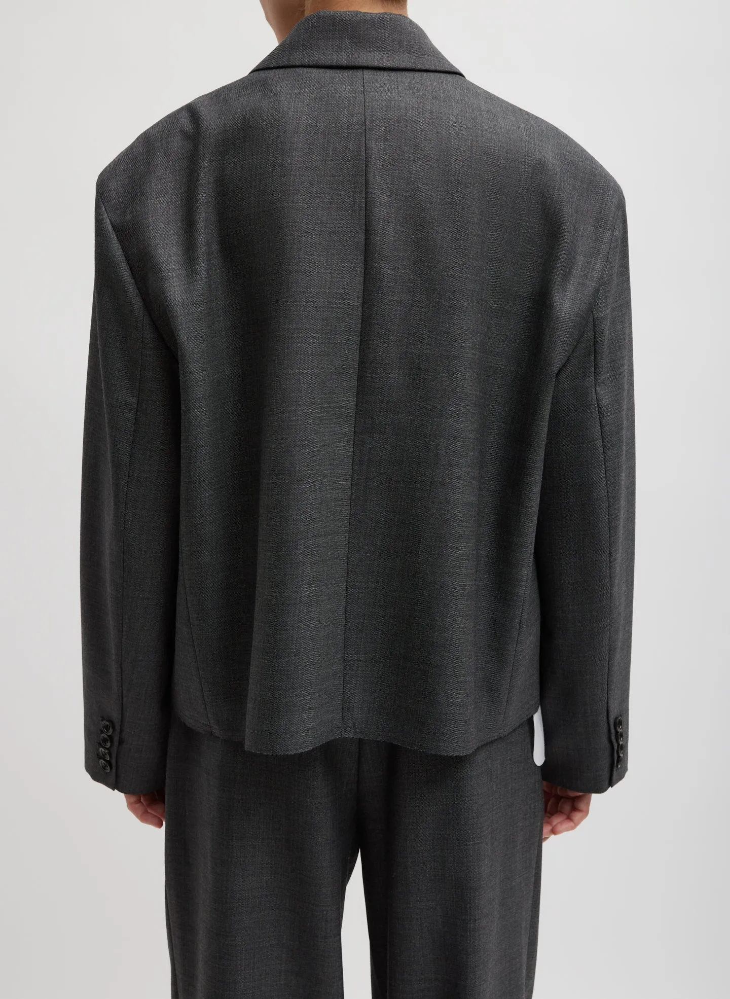 Ellis Suiting Chopped Blazer sold by Tibi product image thumbnail 4