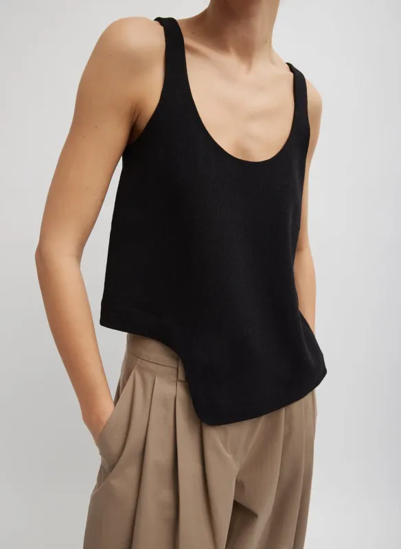 Melee Crepe Tank Top sold by Tibi