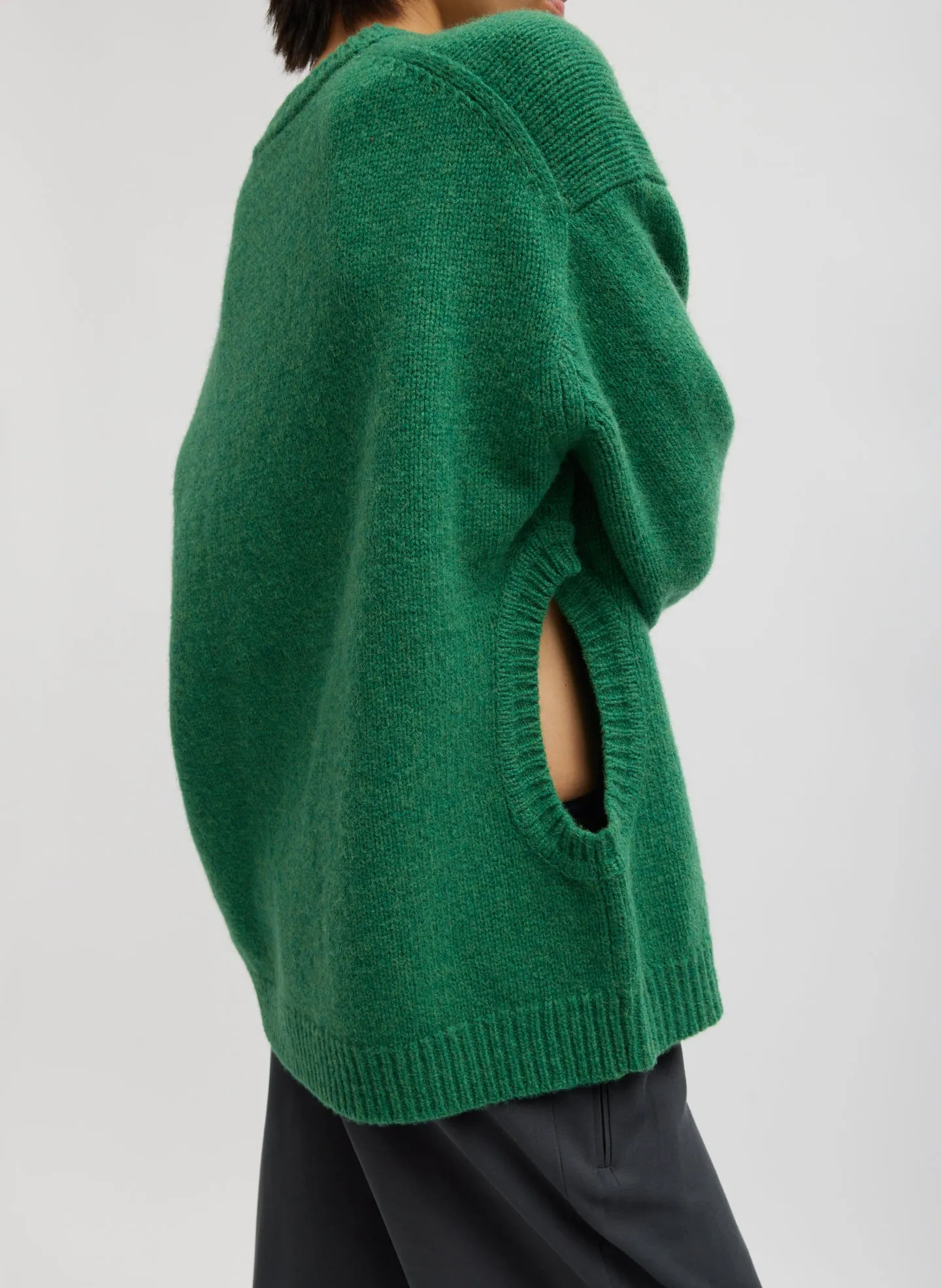 Soft Lambswool Sweater With Cut Out Detail sold by Tibi product image thumbnail 3
