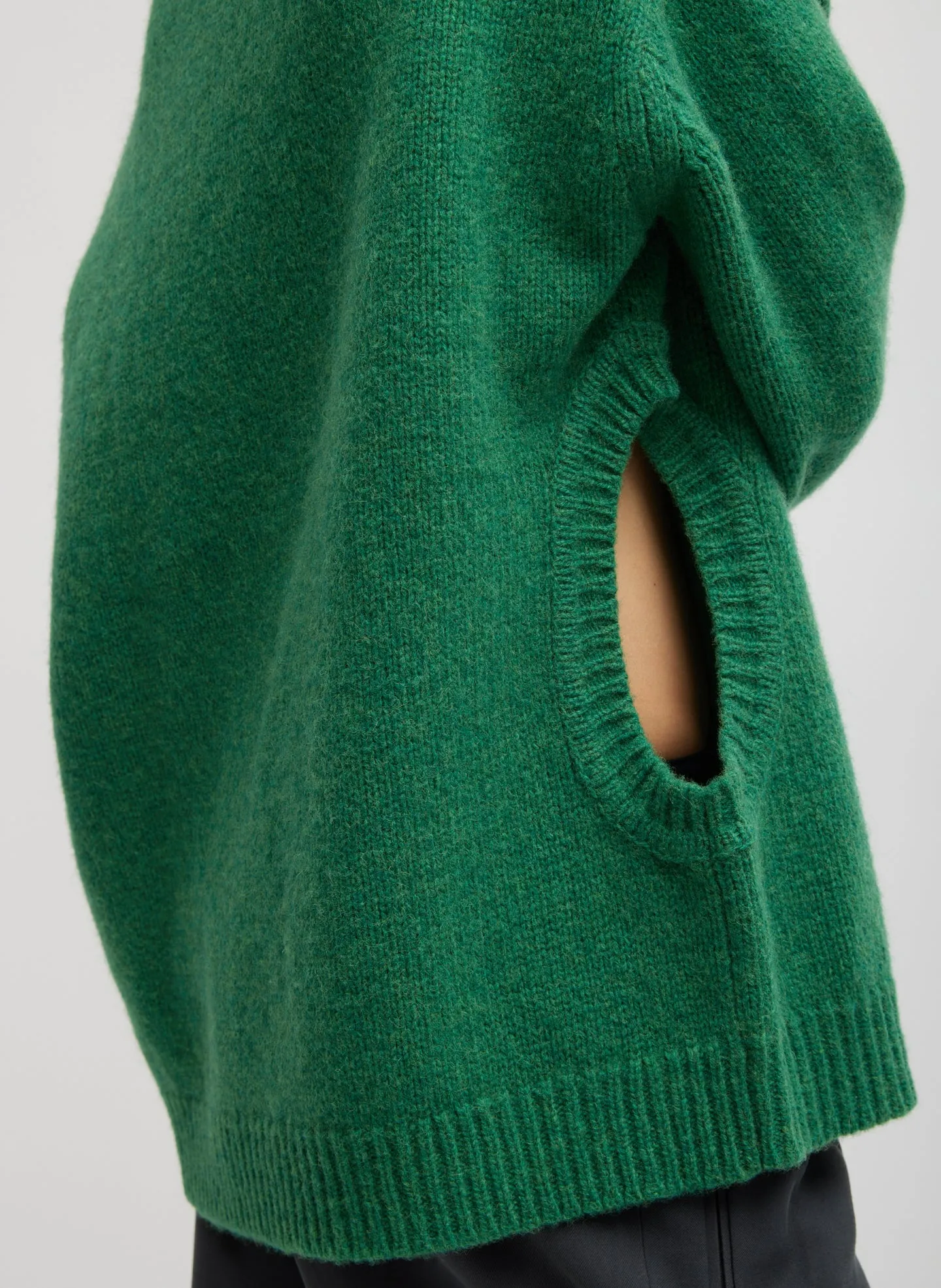 Soft Lambswool Sweater With Cut Out Detail sold by Tibi product image thumbnail 2