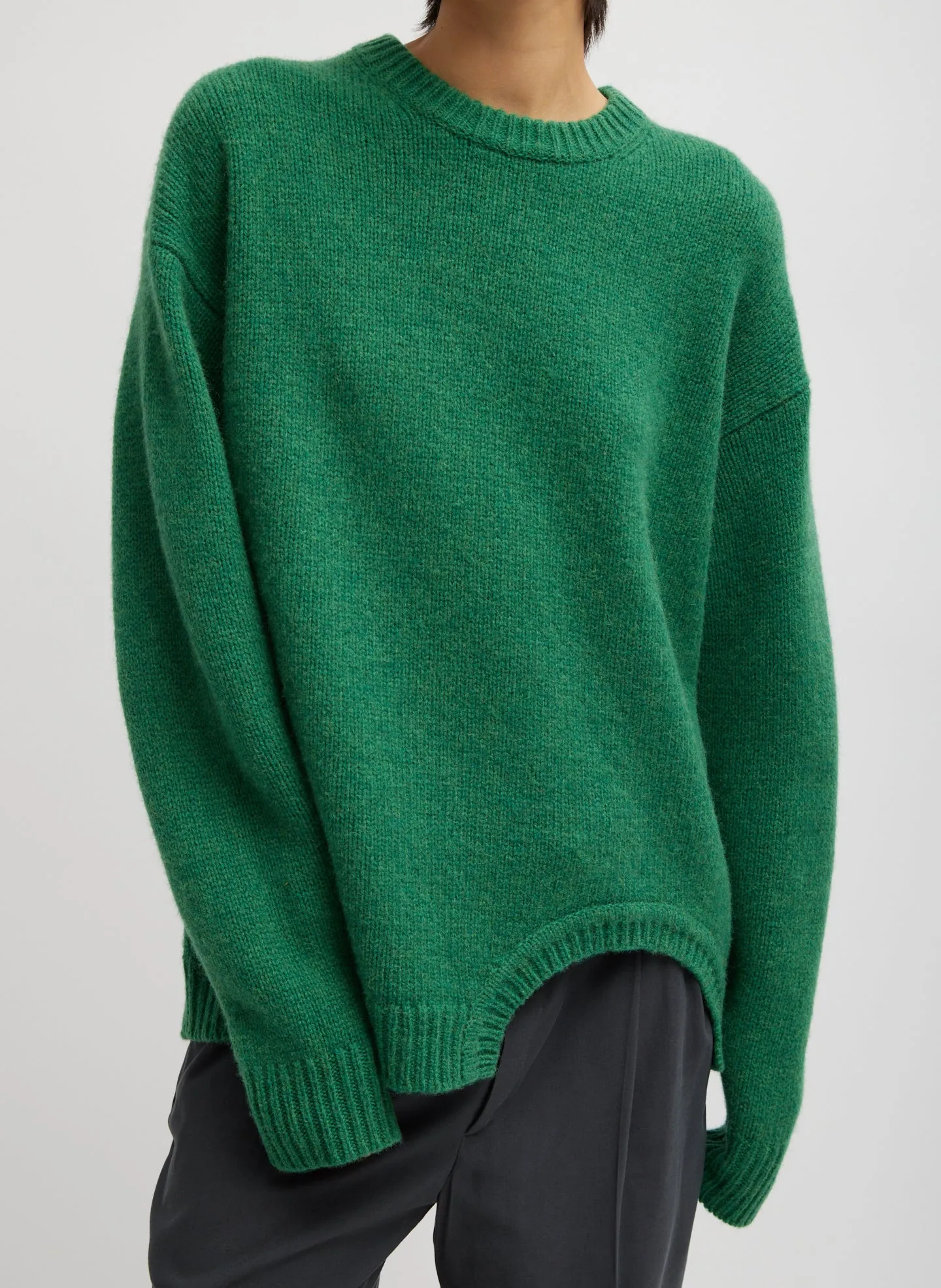 Soft Lambswool Sweater With Cut Out Detail sold by Tibi