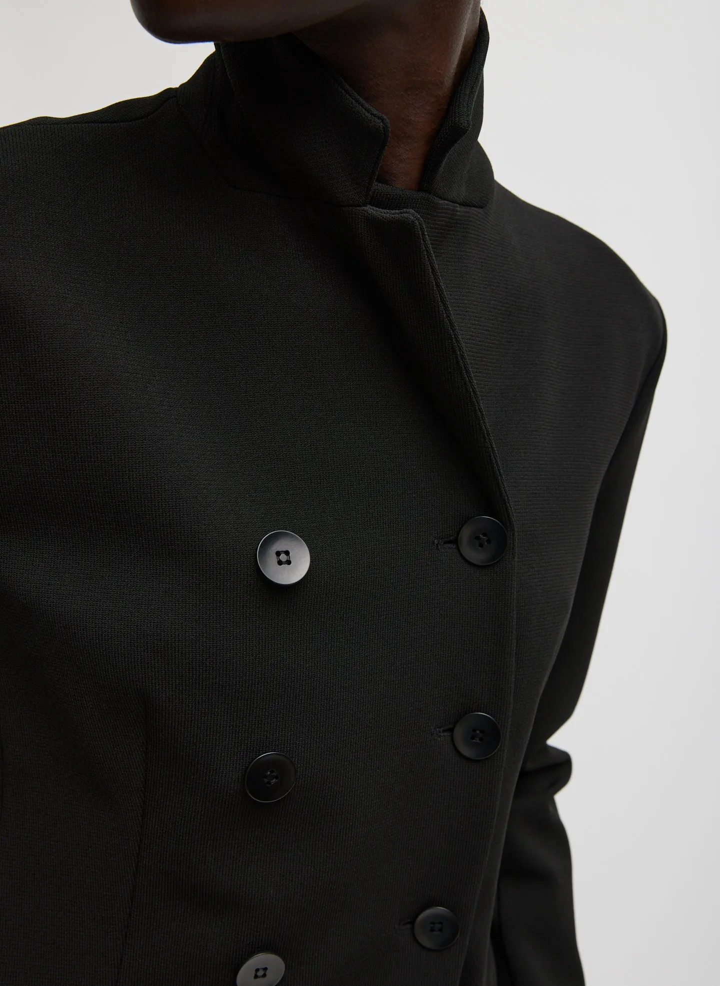 Wren Crepe Knit Fitted Blazer sold by Tibi product image thumbnail 4