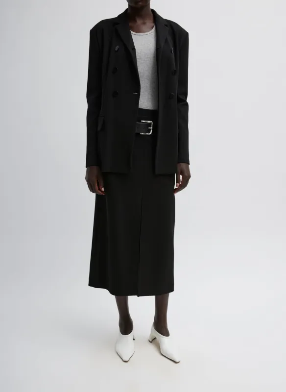 Wren Crepe Knit Fitted Blazer made by Tibi
