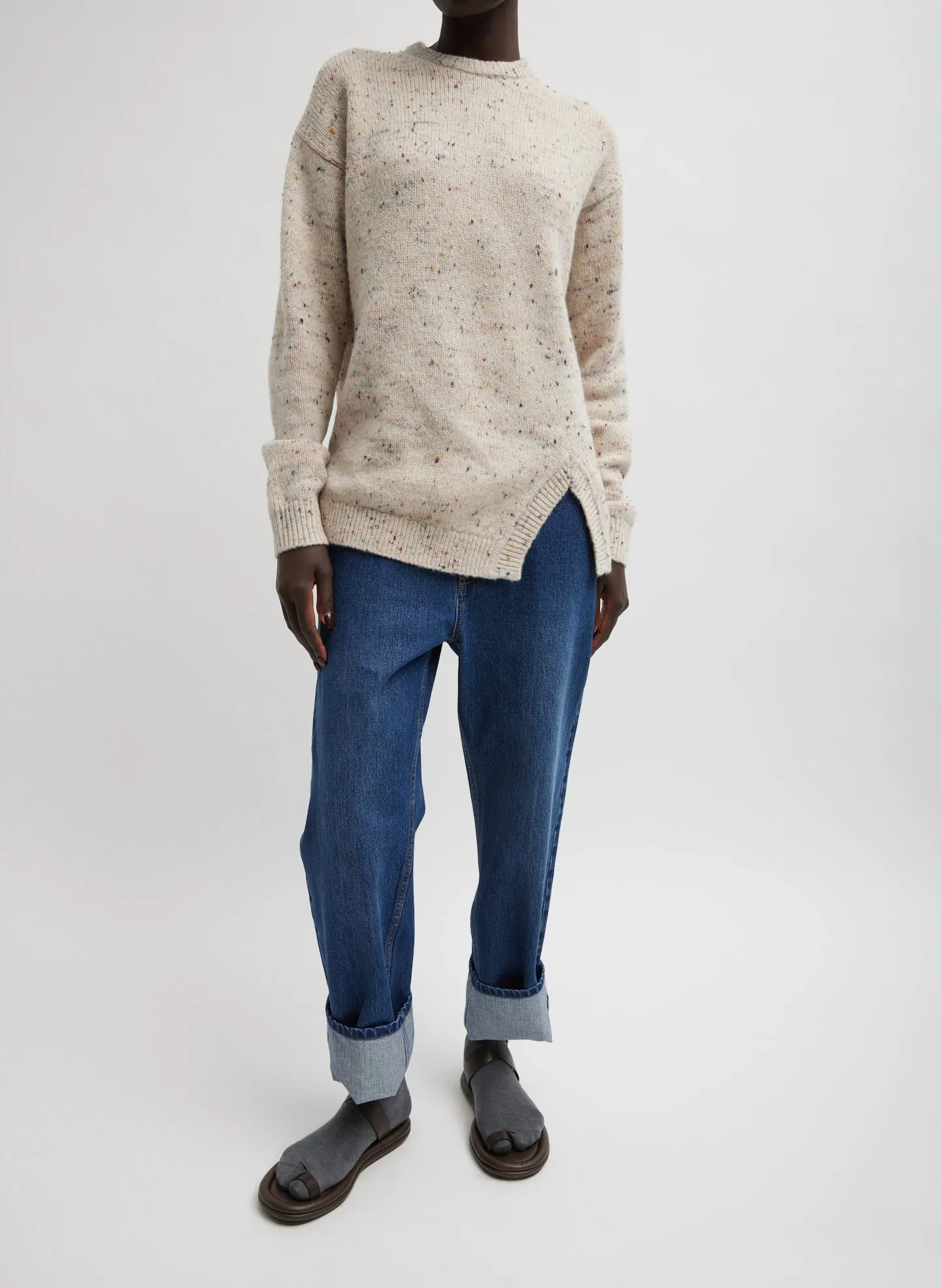 Confetti Crewneck Easy Pullover sold by Tibi product image thumbnail 3