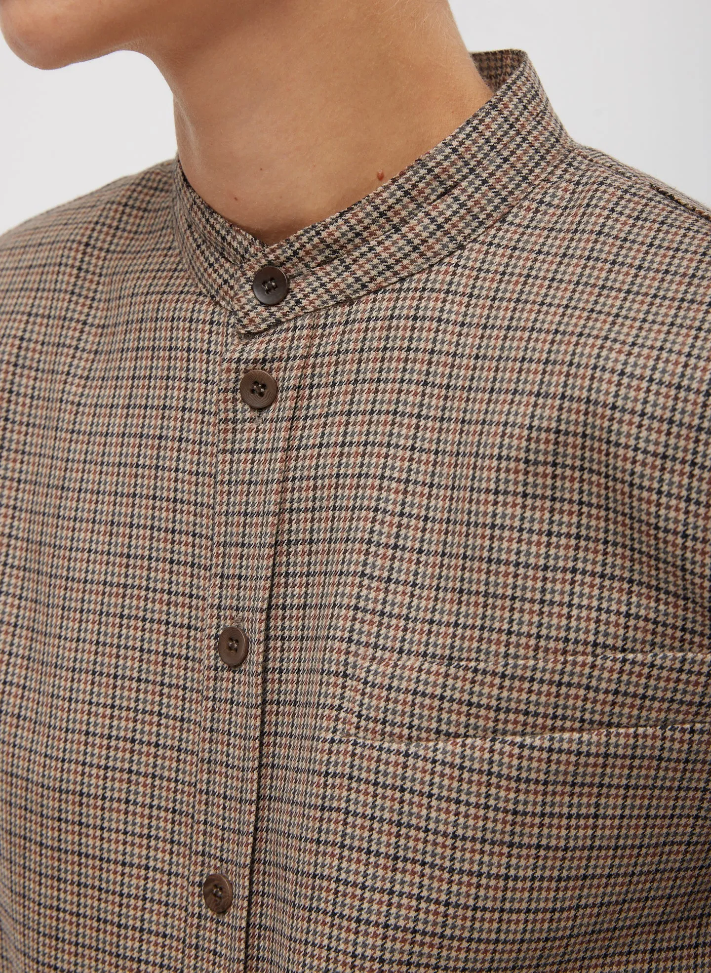 Thomas Menswear Check Detached Shirt sold by Tibi product image thumbnail 4