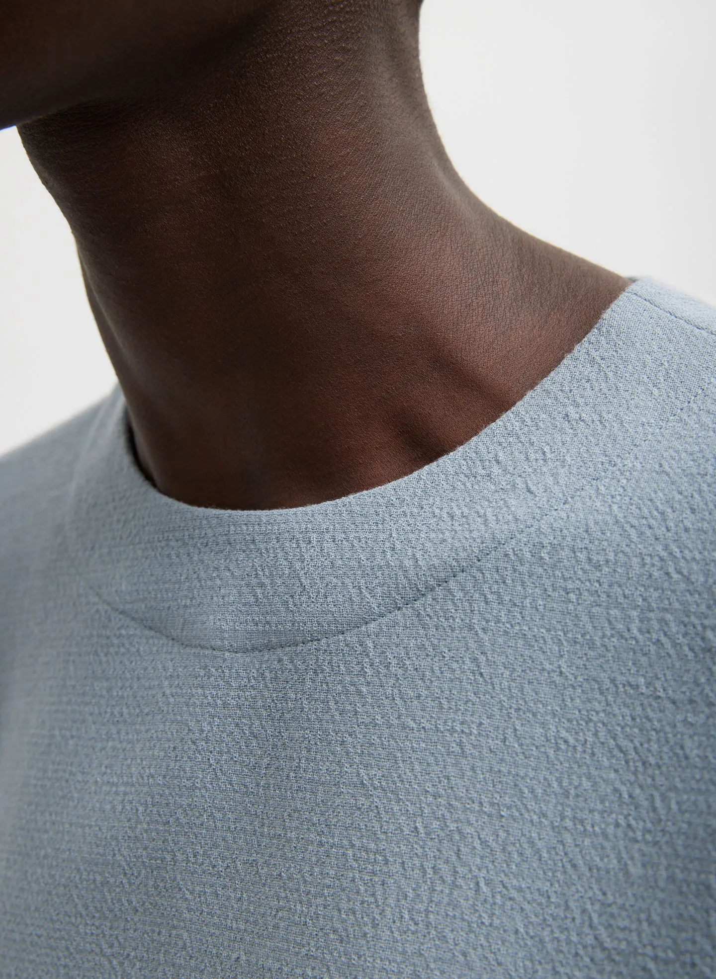 Melee Crepe Long Sleeve Cropped Top sold by Tibi product image thumbnail 2