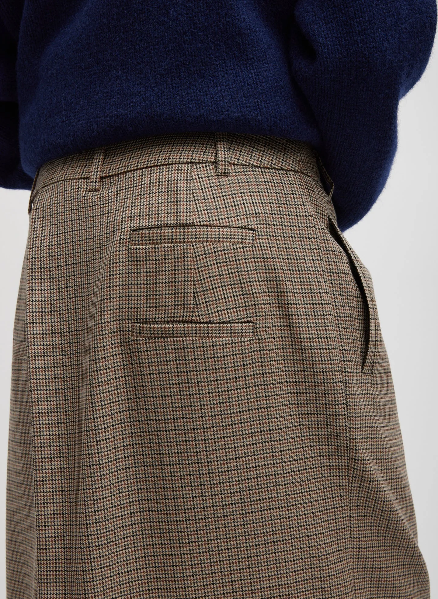 Thomas Menswear Check Wrap Culotte sold by Tibi product image thumbnail 3