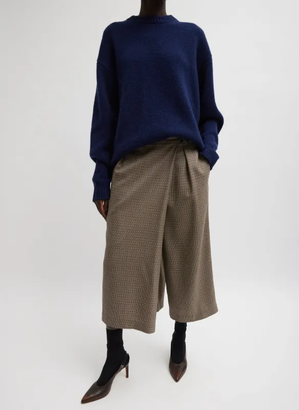 Thomas Menswear Check Wrap Culotte made by Tibi