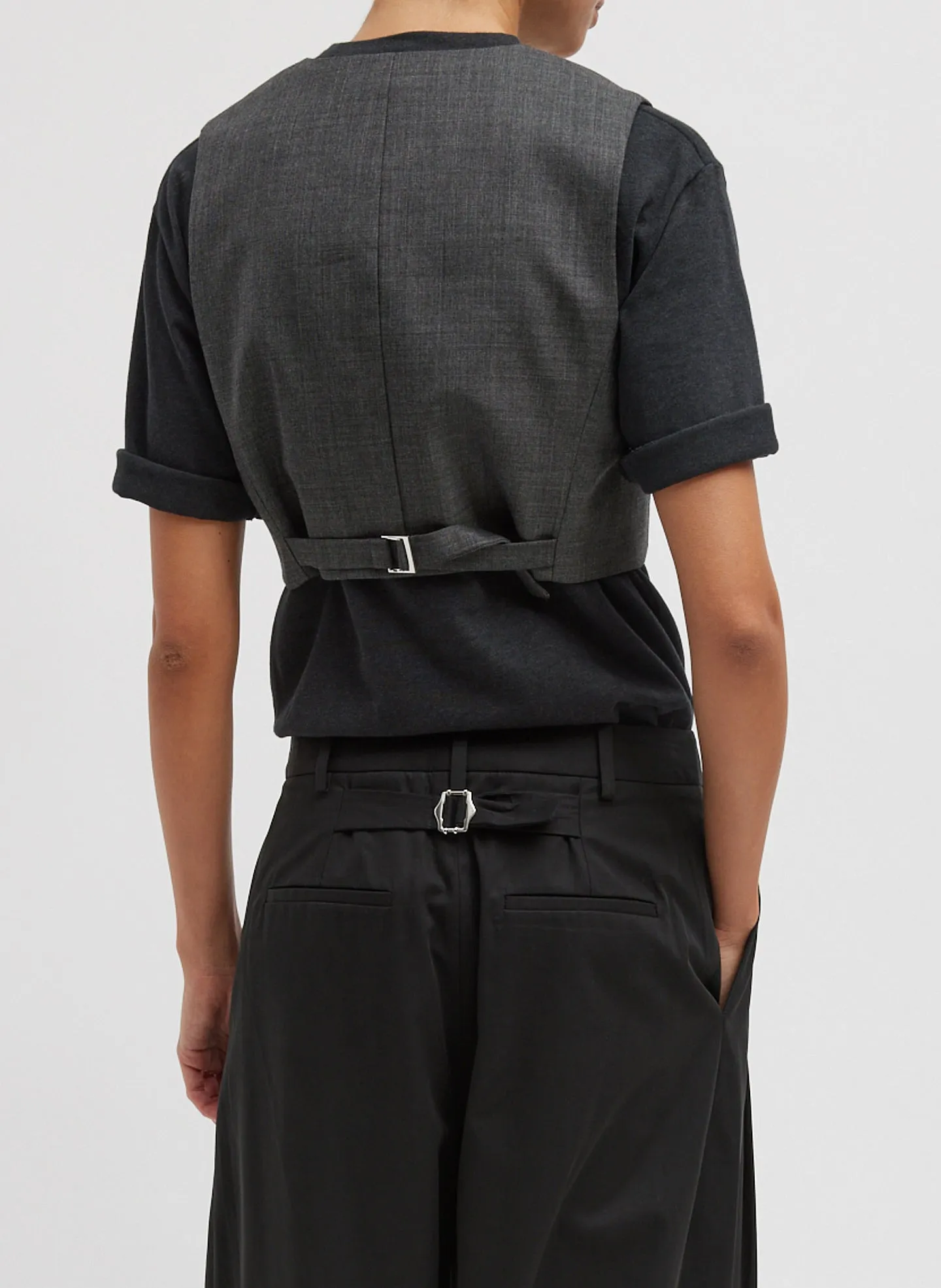 Ellis Suiting Shrunken Vest sold by Tibi product image thumbnail 4