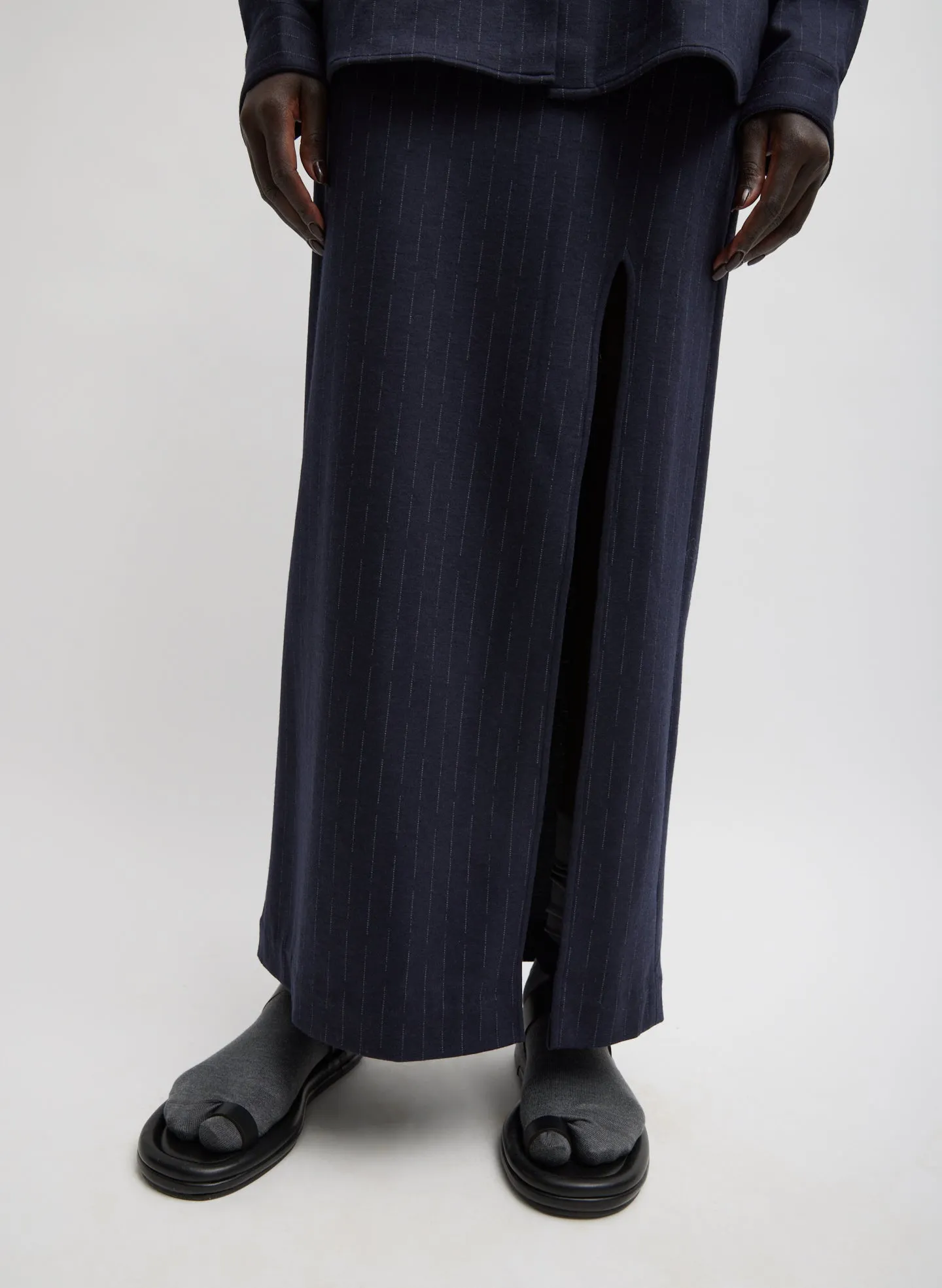 Newton Stripe Maxi Pencil Skirt sold by Tibi product image thumbnail 2