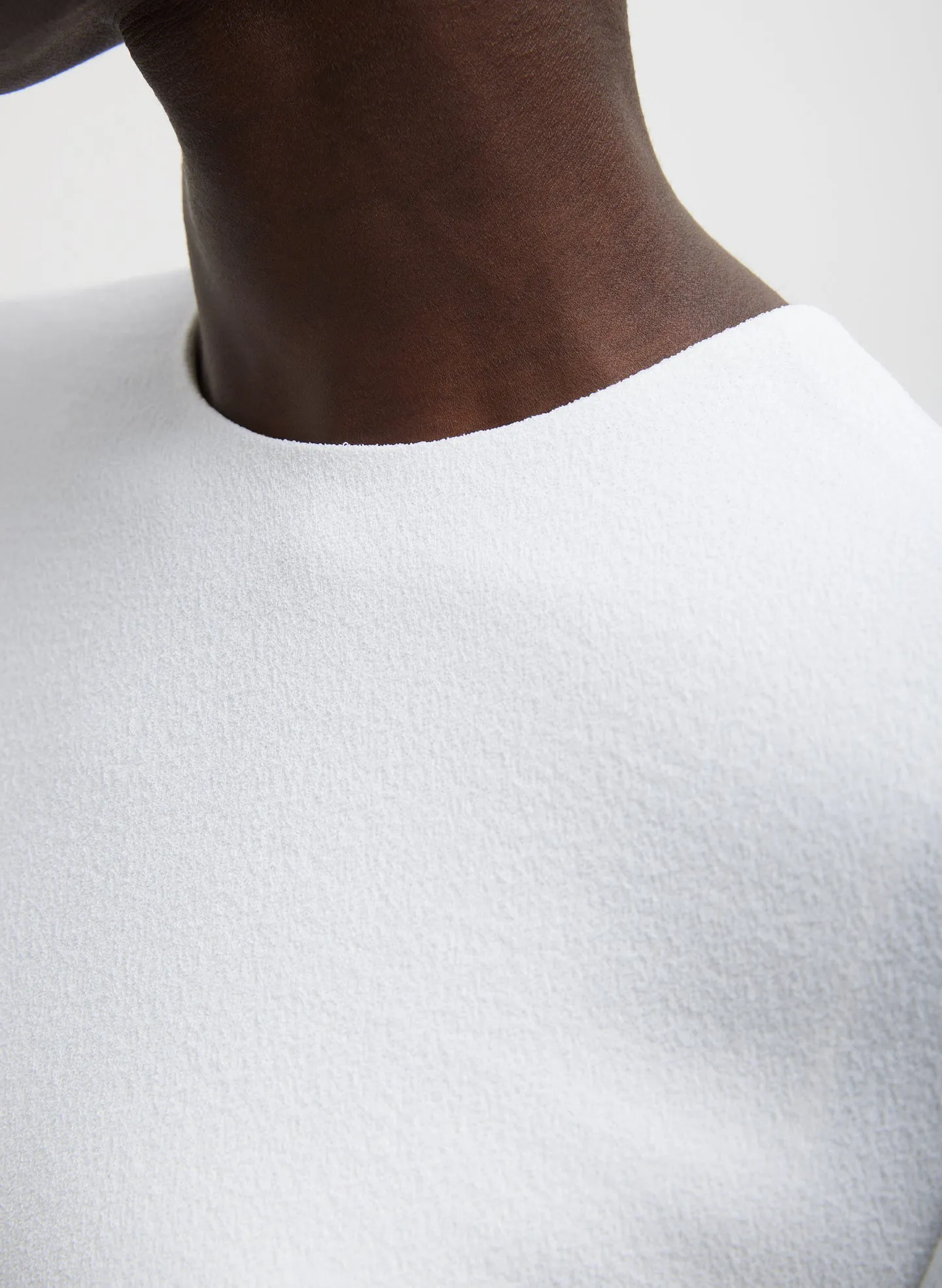 Pebble Sable Paneled Long Sleeve Top sold by Tibi product image thumbnail 2