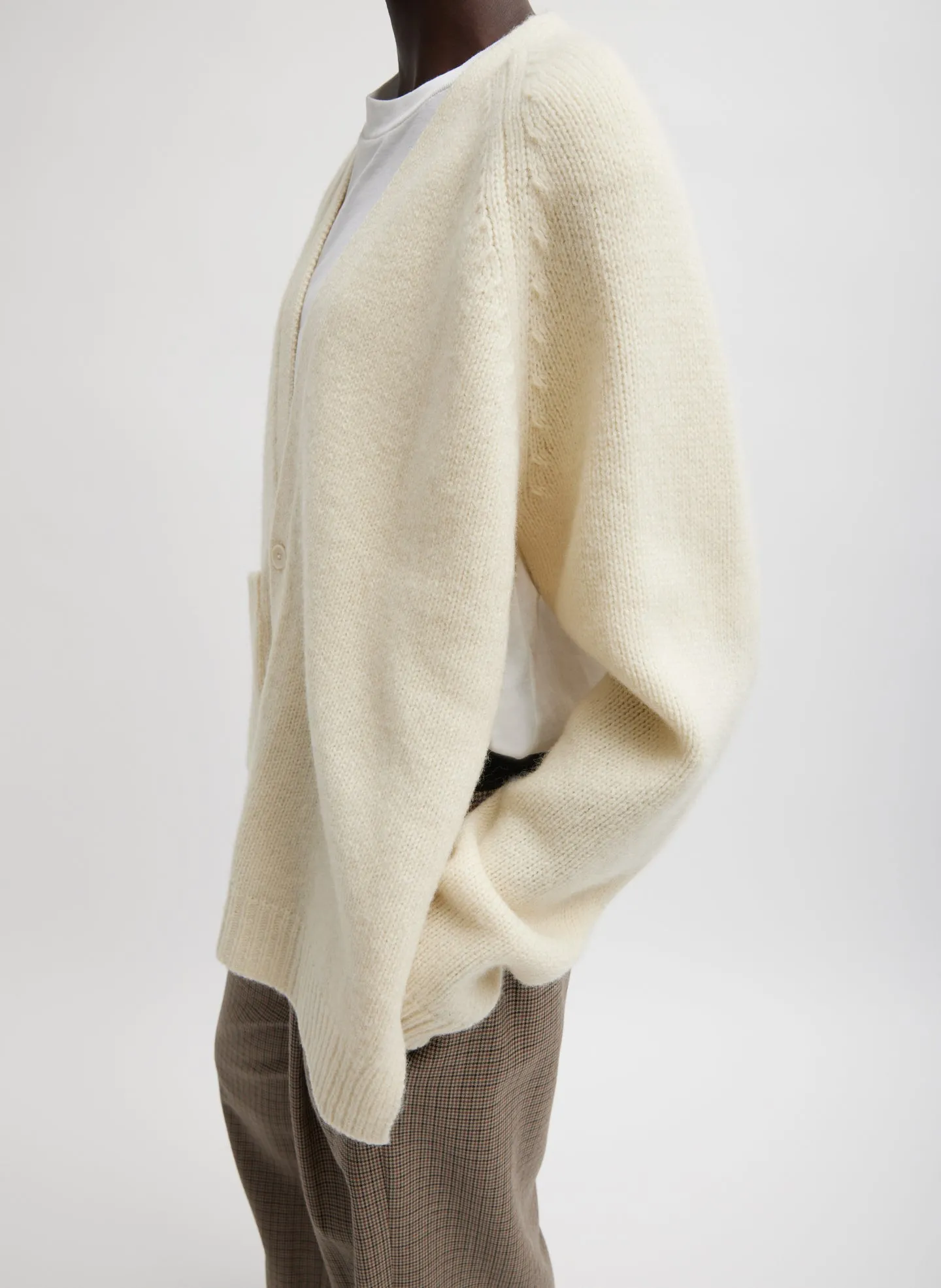 Soft Lambswool Half Cardigan sold by Tibi