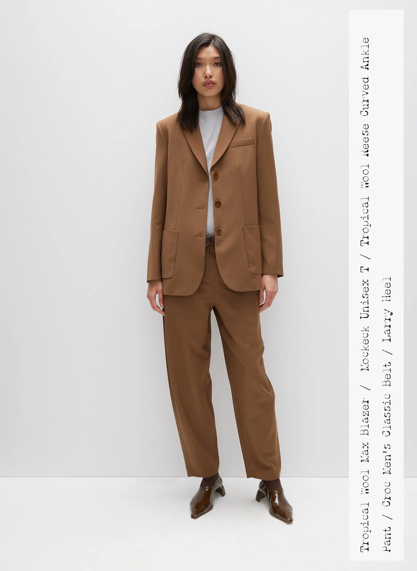 Tropical Wool Reese Sculpted Trouser sold by Tibi product image thumbnail 2
