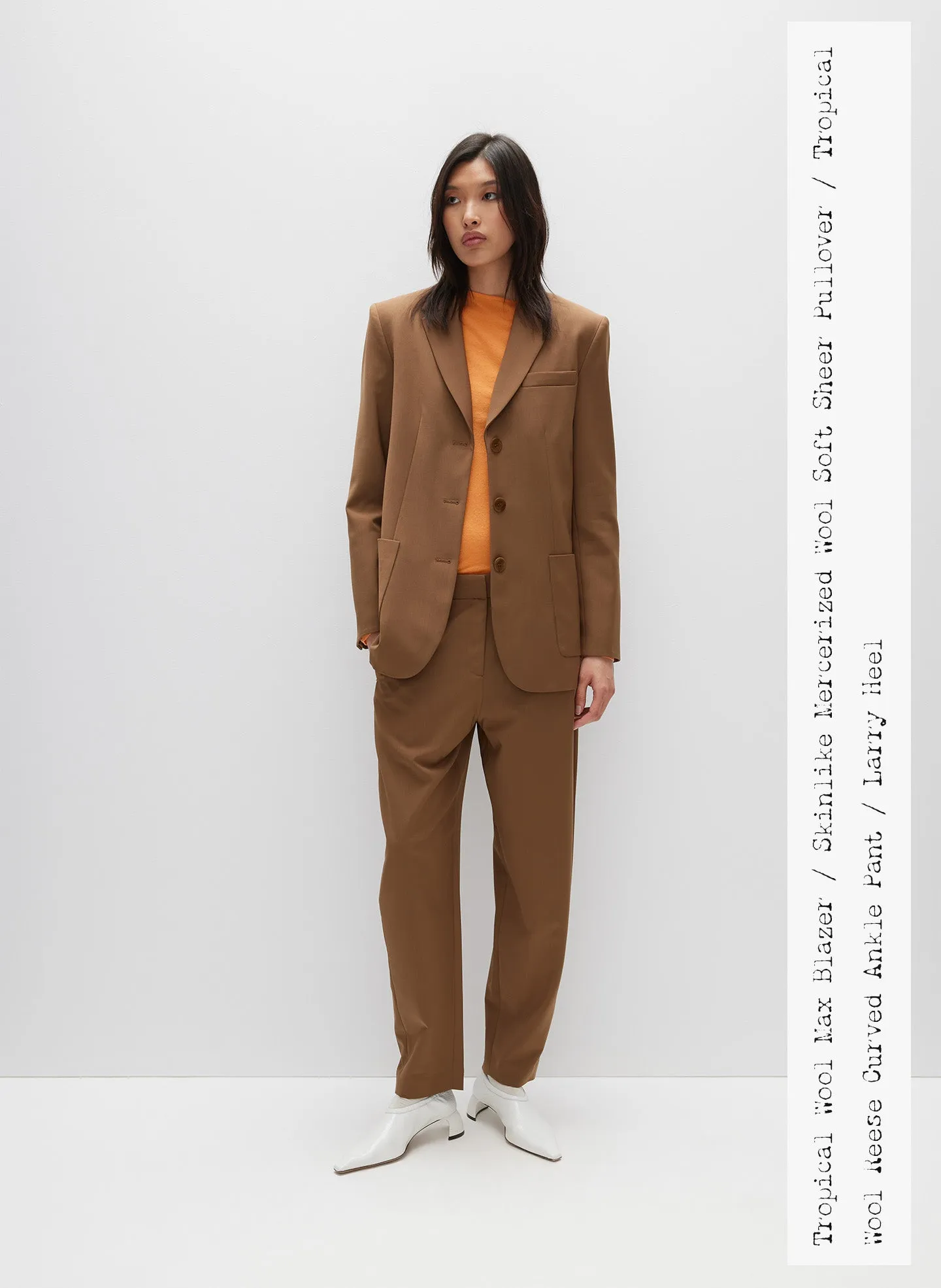 Skinlike Mercerized Wool Soft Sheer Pullover sold by Tibi product image thumbnail 2