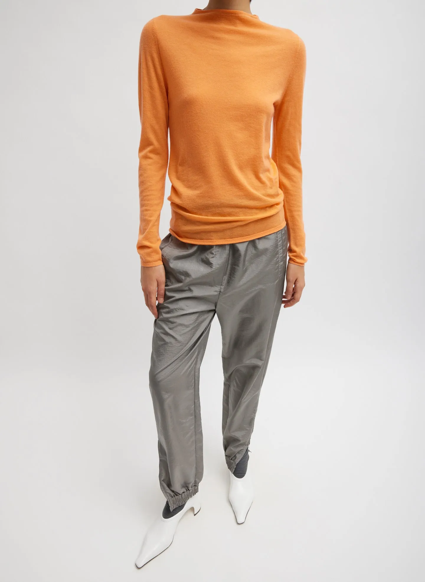 Skinlike Mercerized Wool Soft Sheer Pullover sold by Tibi product image thumbnail 3