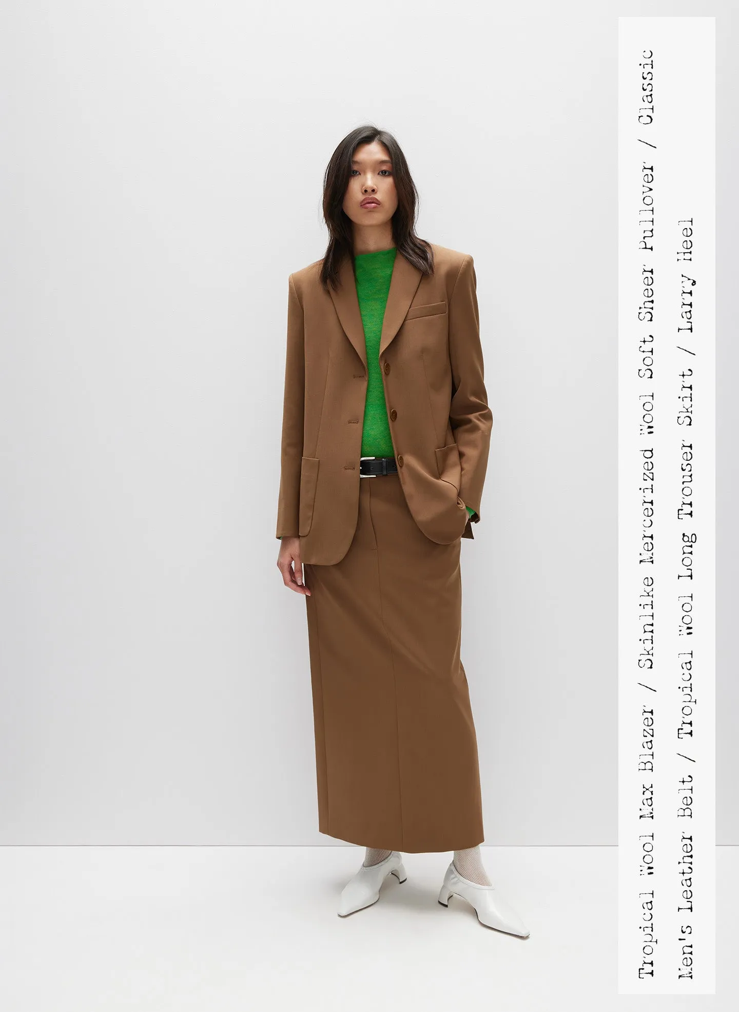 Skinlike Mercerized Wool Soft Sheer Pullover sold by Tibi product image thumbnail 2