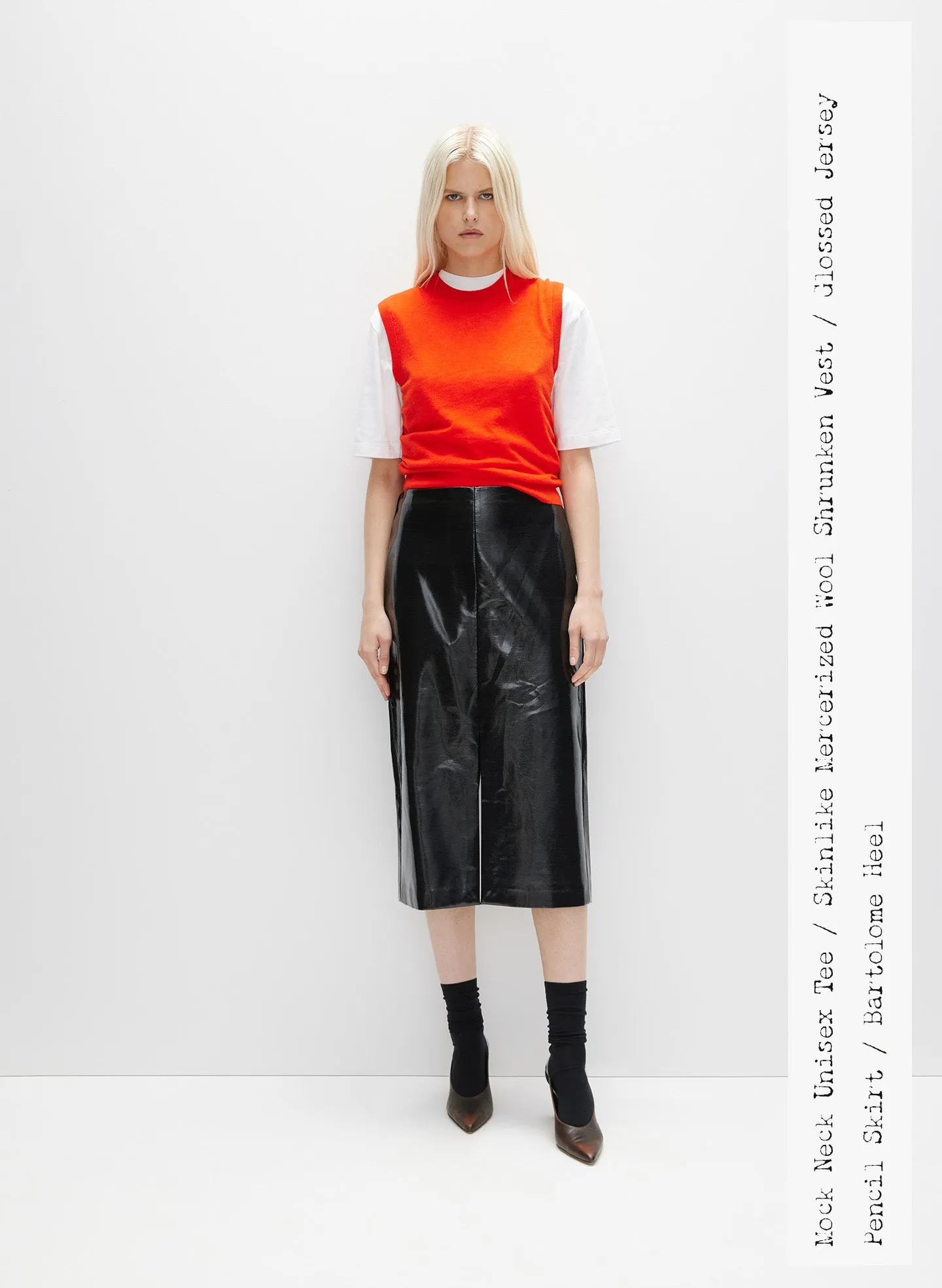 Skinlike Mercerized Wool Sleeveless Sweater sold by Tibi product image thumbnail 2