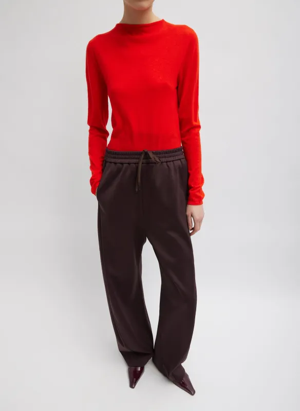 Skinlike Mercerized Wool Soft Sheer Pullover made by Tibi