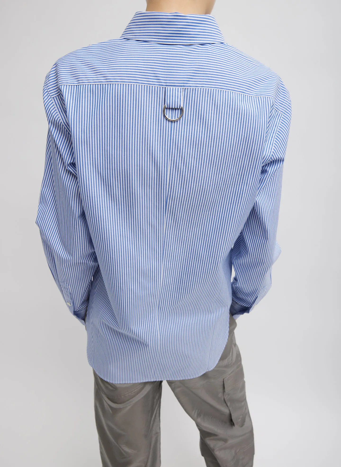 Striped Shirting Charlie Men's Slim Shirt sold by Tibi product image thumbnail 4
