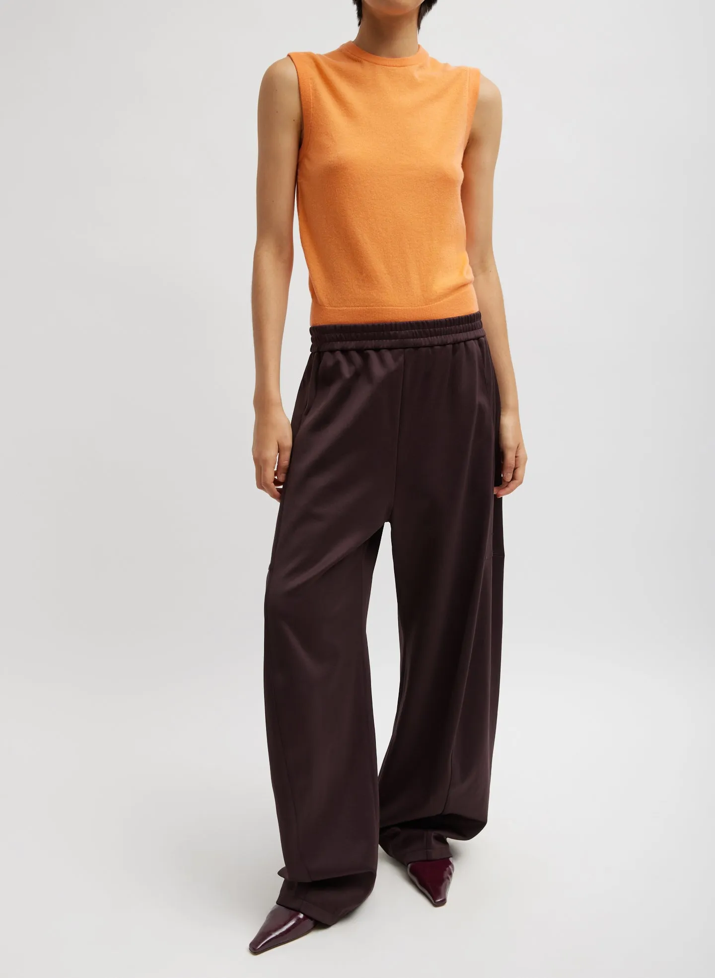 Skinlike Mercerized Wool Sleeveless Sweater sold by Tibi product image thumbnail 5