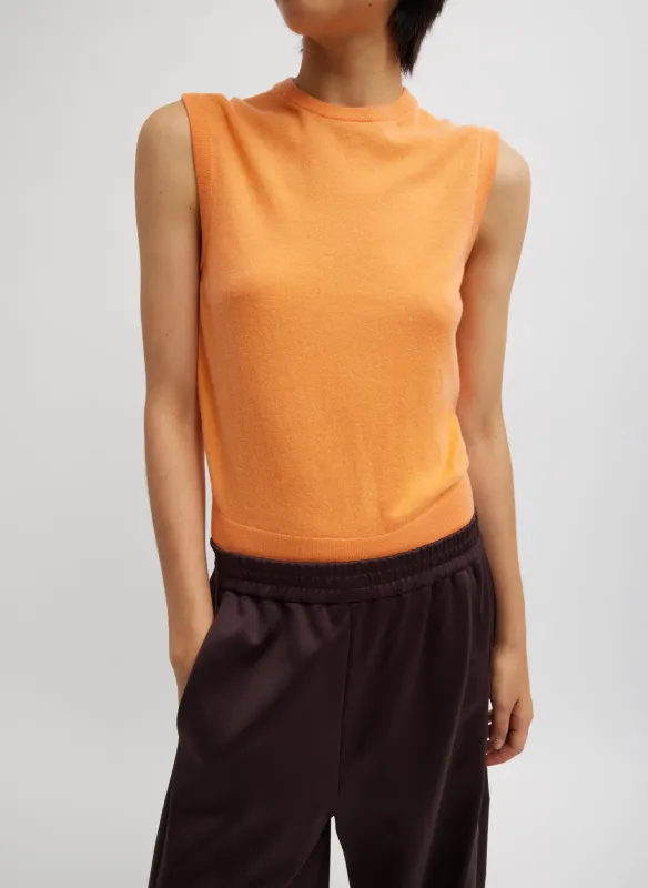 Skinlike Mercerized Wool Sleeveless Sweater sold by Tibi