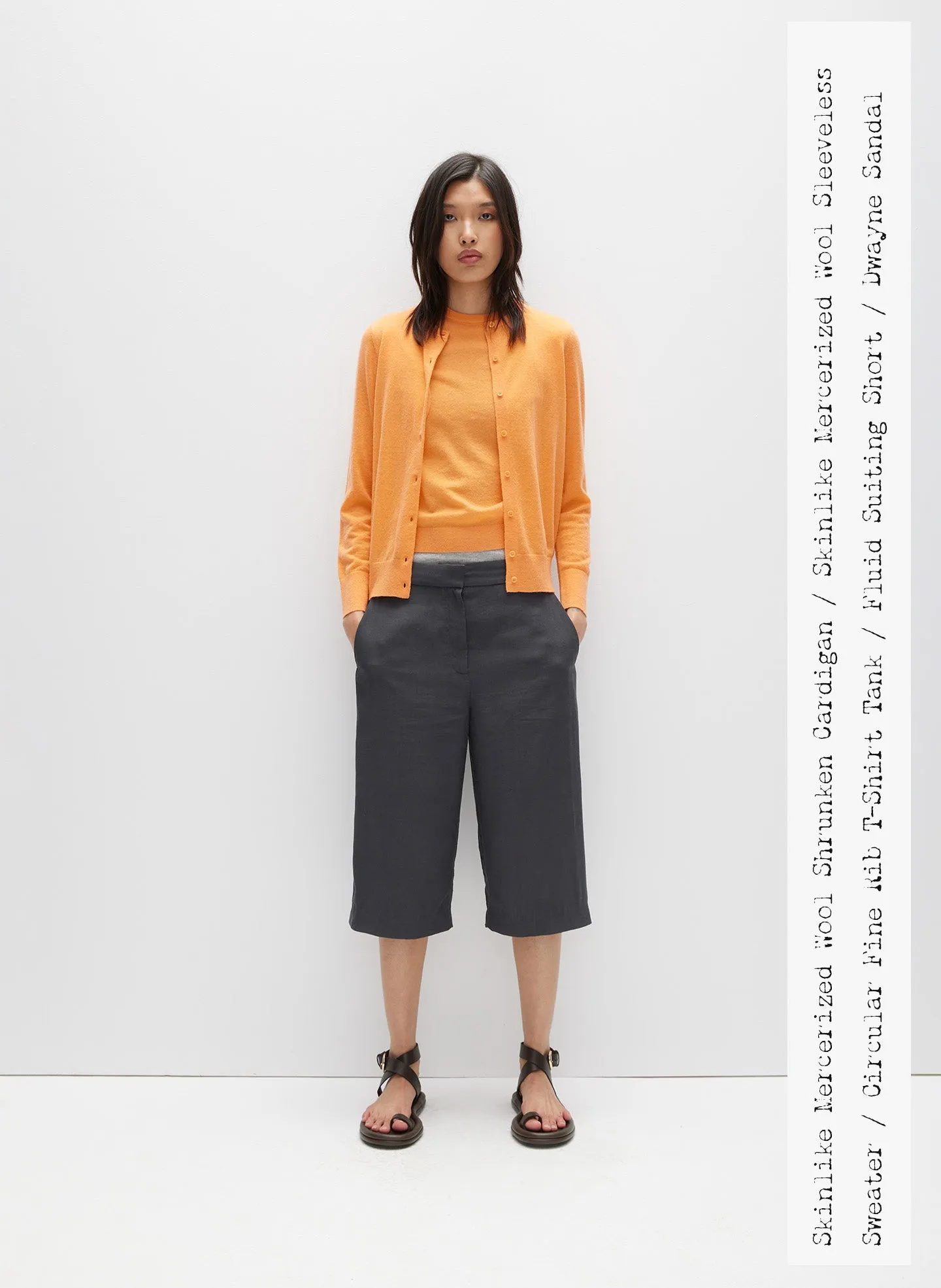 Skinlike Mercerized Wool Sleeveless Sweater sold by Tibi product image thumbnail 2