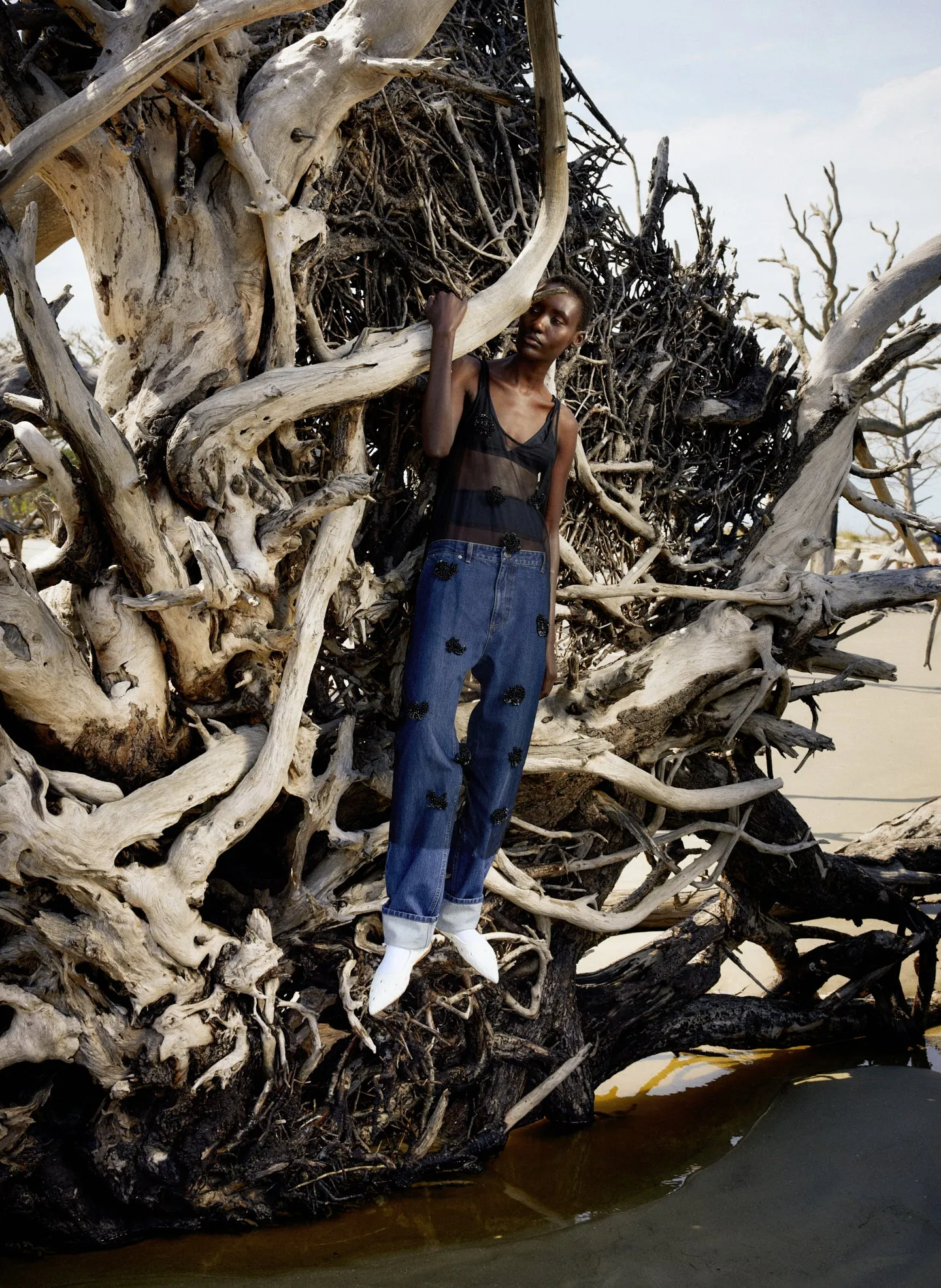 Artemis Beading Tank Dress sold by Tibi product image thumbnail 2