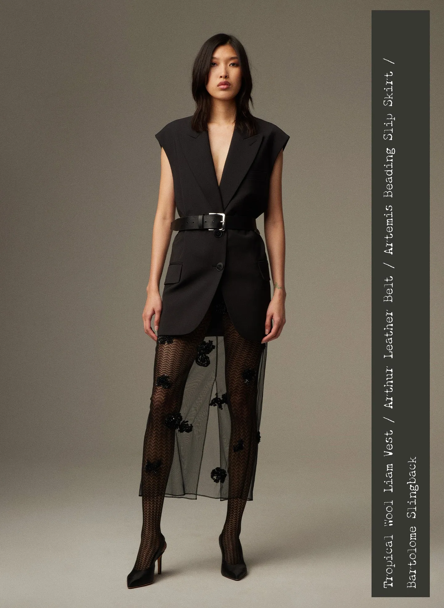 Artemis Slip Skirt sold by Tibi product image thumbnail 2
