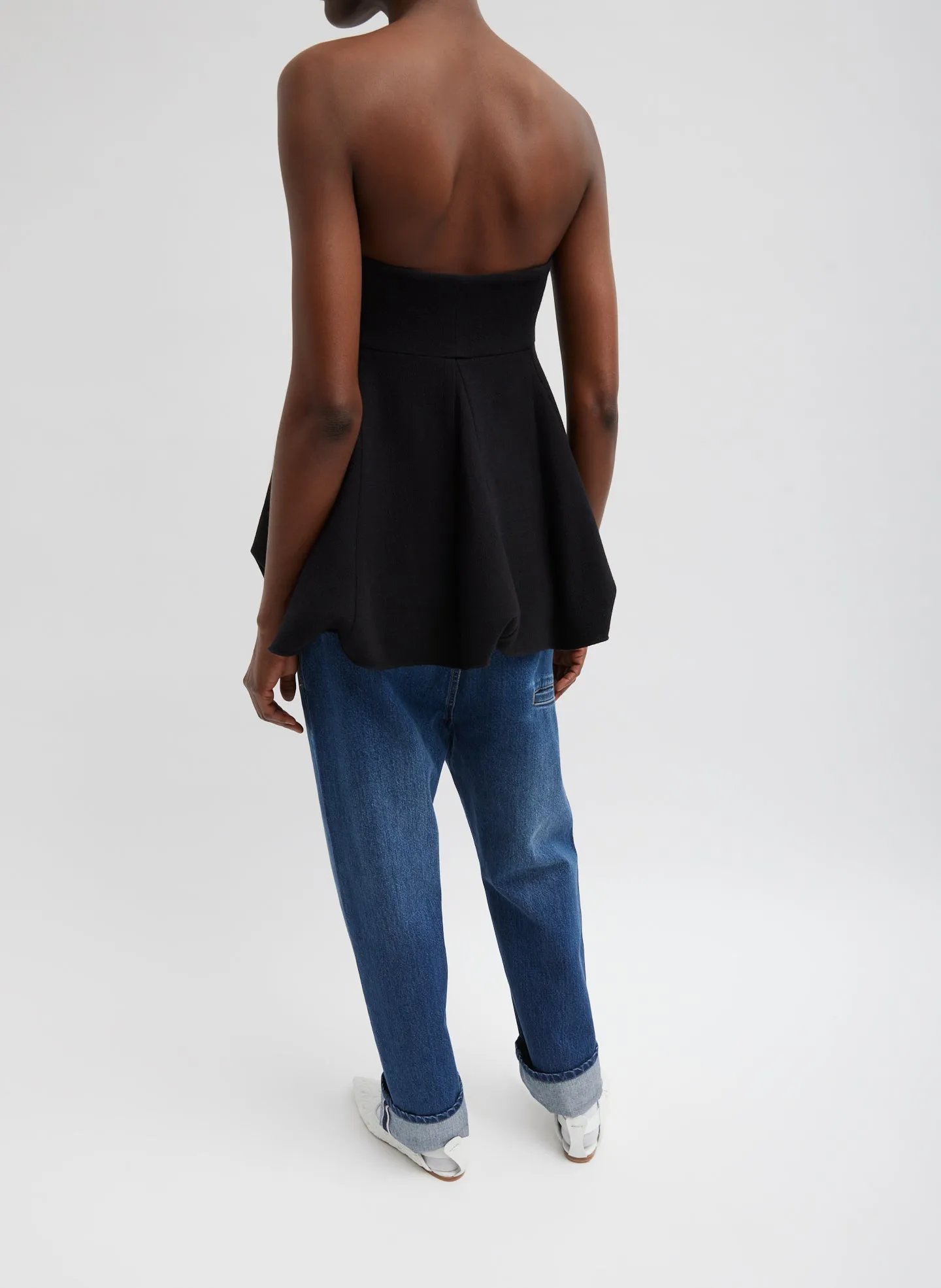 Melee Crepe Strapless Top sold by Tibi product image thumbnail 4