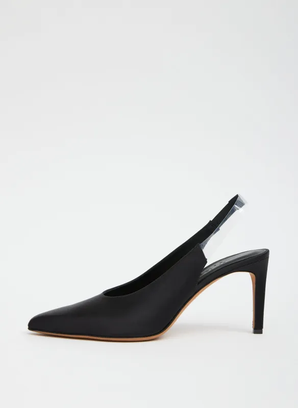 Bartolome Satin Slingback made by Tibi