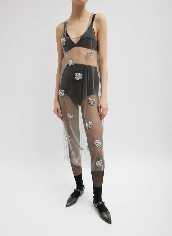 Artemis Beading Tank Dress sold by Tibi