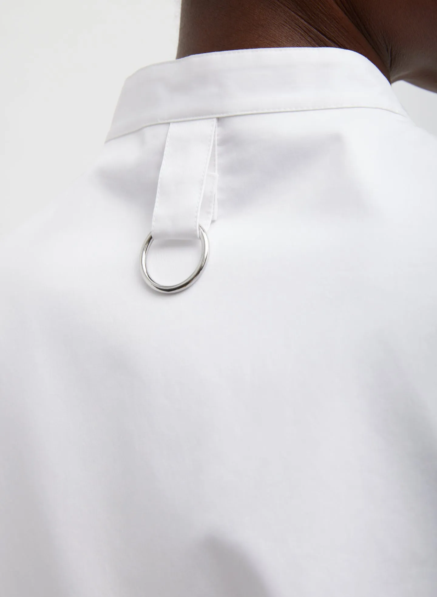 Eco Poplin Tuxedo Shirt With Bib Flap sold by Tibi product image thumbnail 4