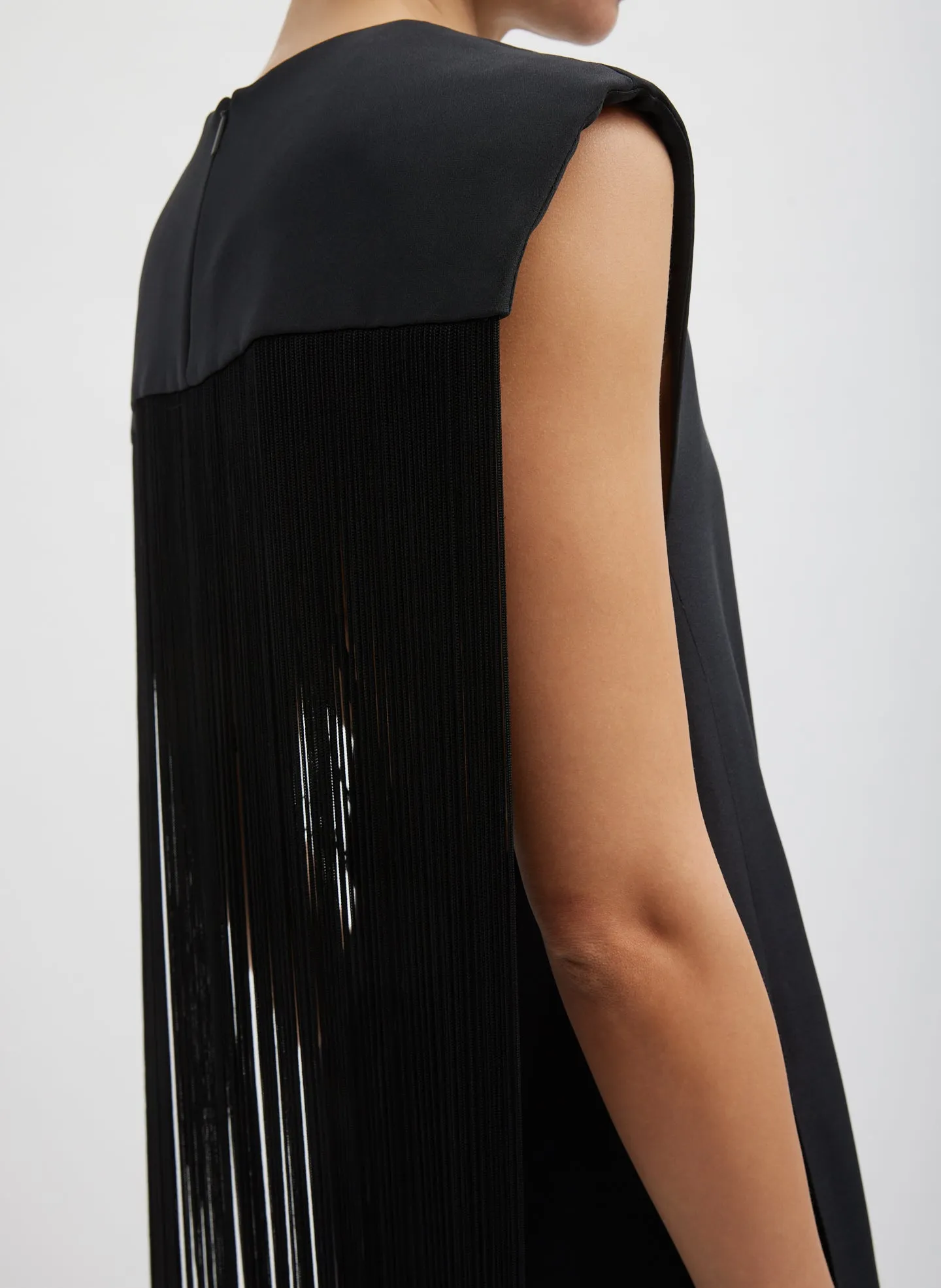 4-Ply Silk Fringed Dress sold by Tibi product image thumbnail 4