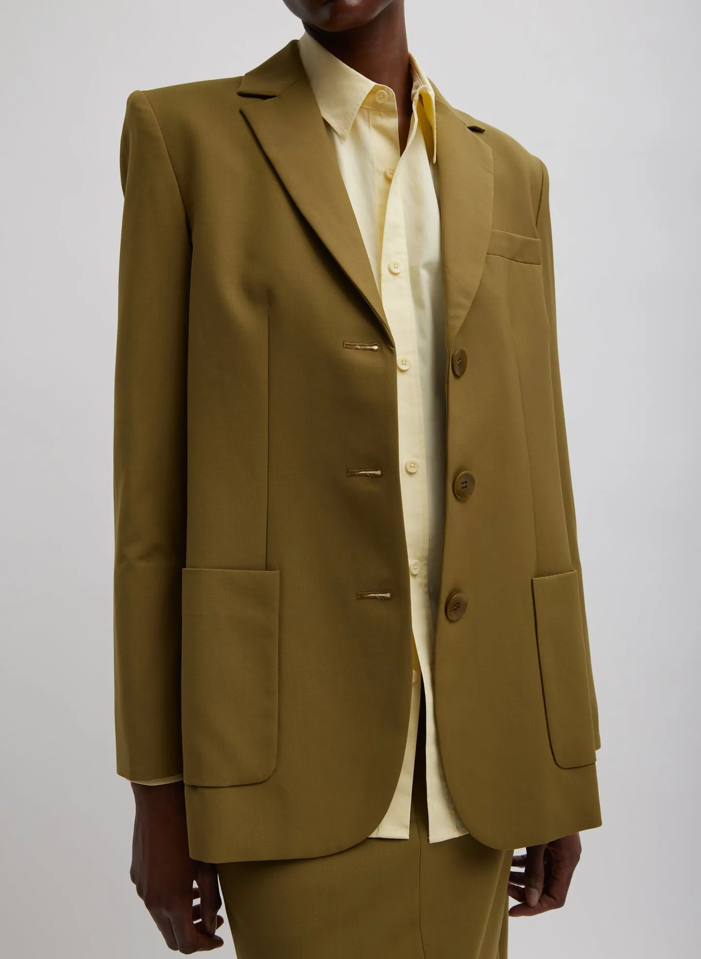 Tropical Wool Max Blazer sold by Tibi