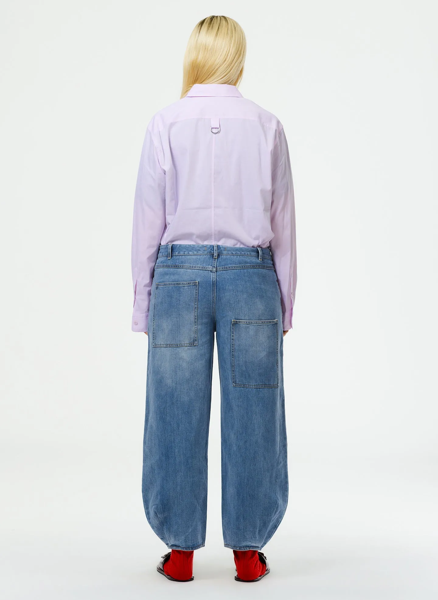 Classic Wash Denim Brancusi Jean - Regular sold by Tibi product image thumbnail 4