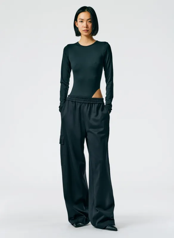 Active Knit Wide Leg Pull On Pant sold by Tibi