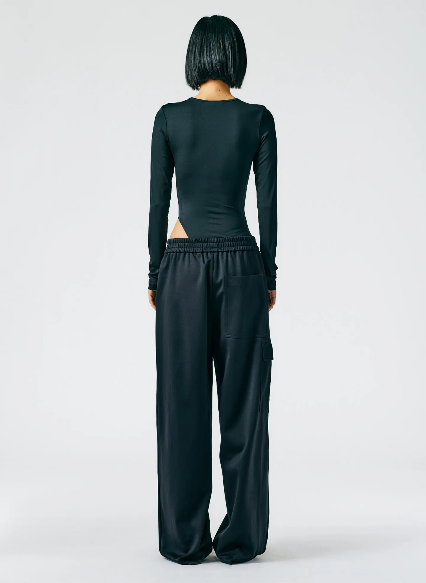 Active Knit Wide Leg Pull On Pant sold by Tibi product image thumbnail 5