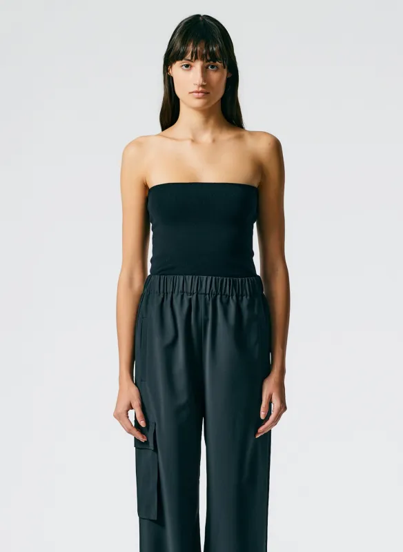 Compact Stretch Cashmere Tube Top made by Tibi