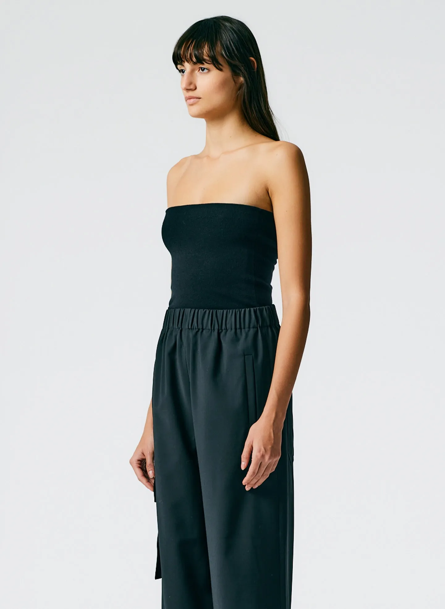 Compact Stretch Cashmere Tube Top sold by Tibi product image thumbnail 2
