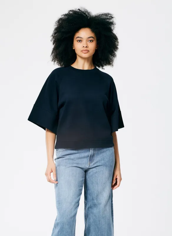 Crewneck Easy Sweatshirt made by Tibi