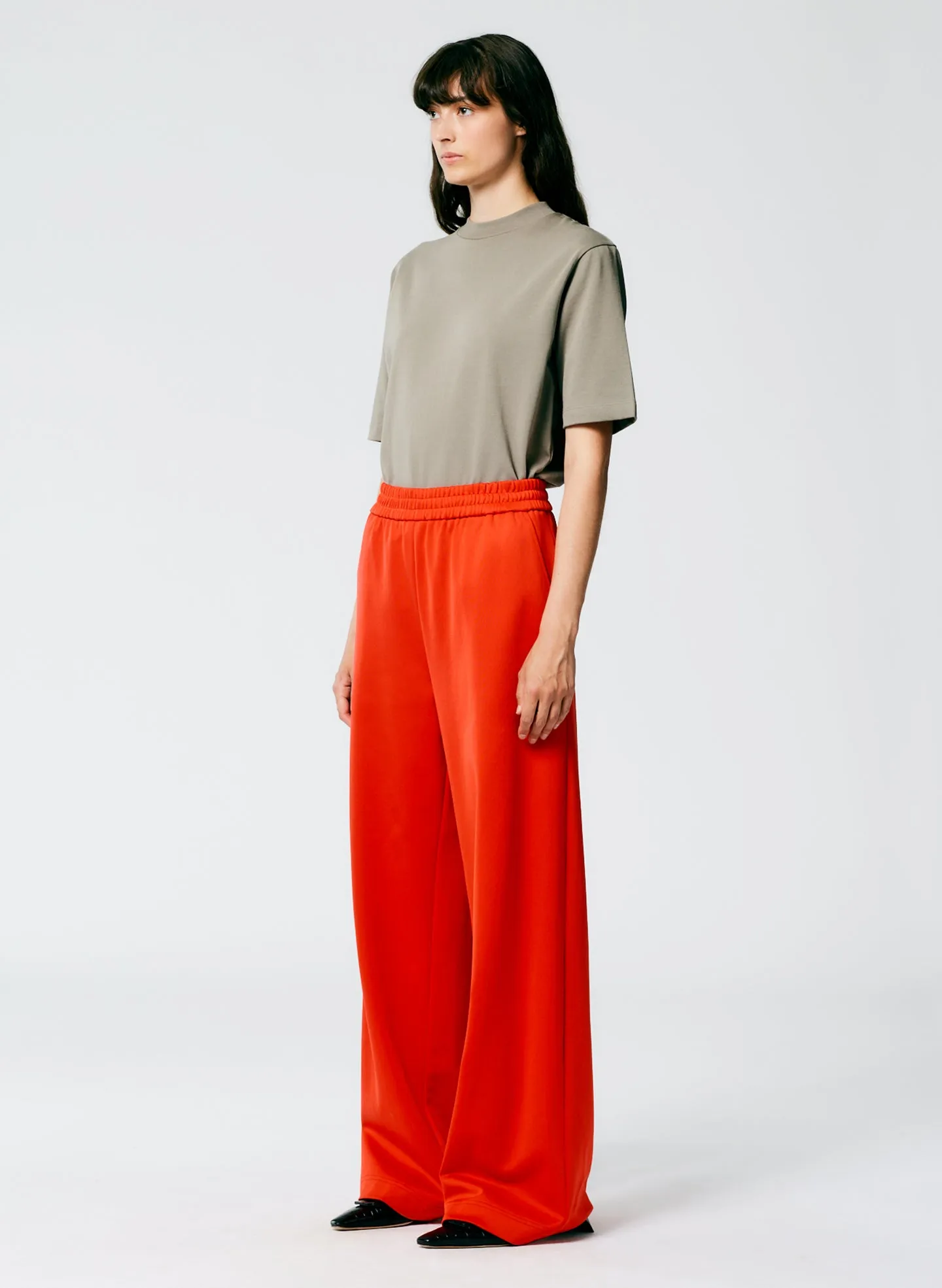 Active Knit Wide Leg Pull On Pant sold by Tibi product image thumbnail 2