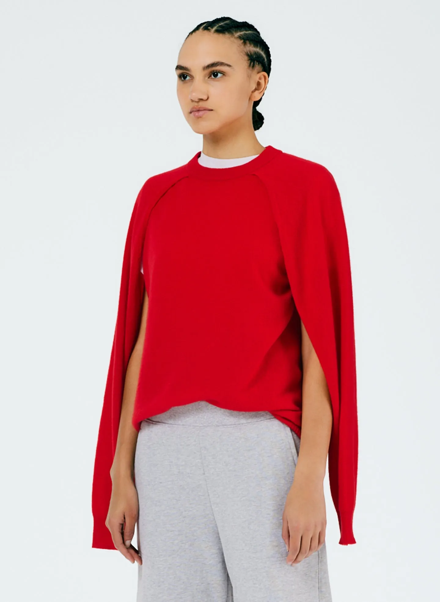 Feather Weight Cashmere Easy Cocoon Tunic sold by Tibi product image thumbnail 2