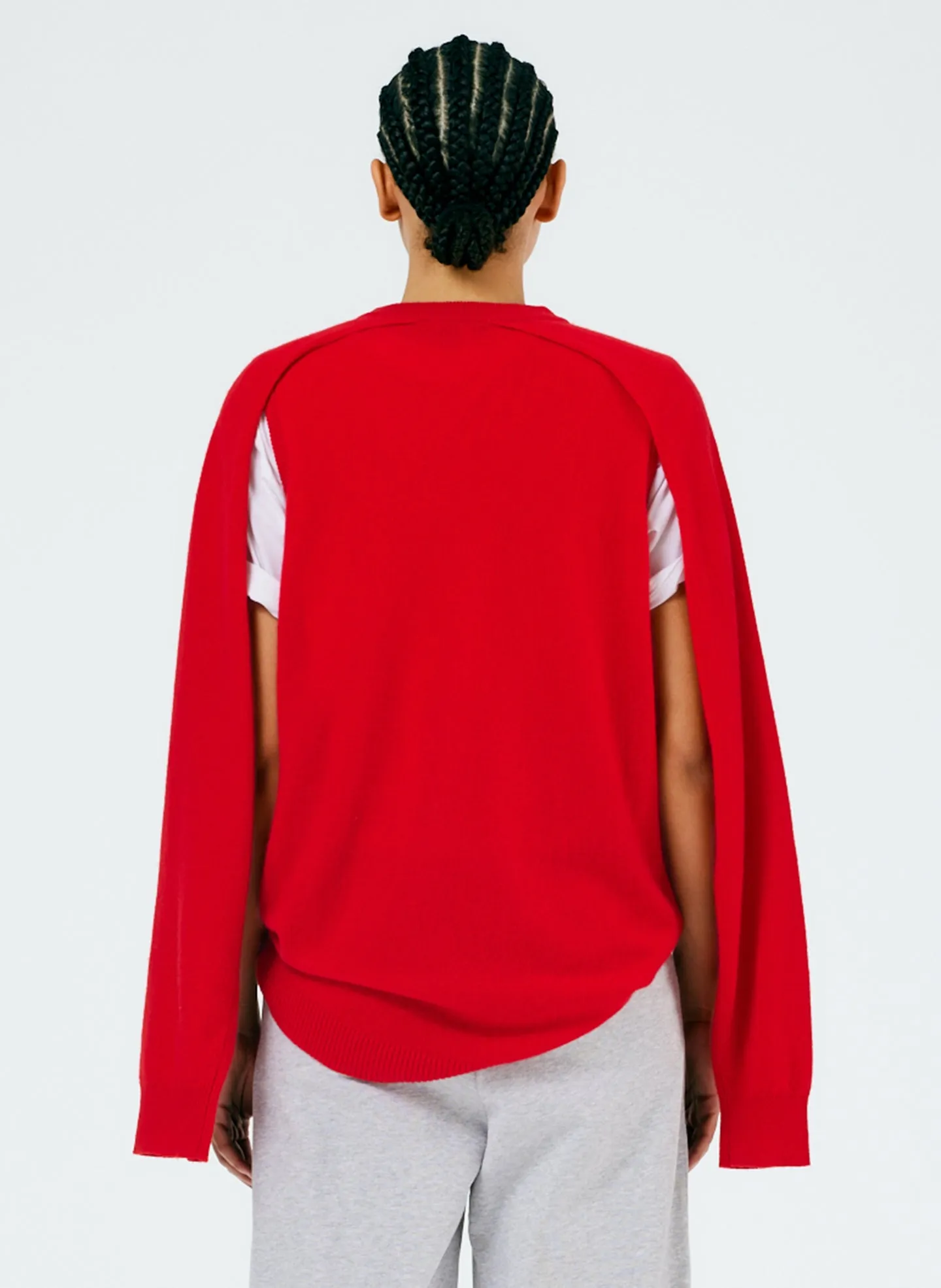 Feather Weight Cashmere Easy Cocoon Tunic sold by Tibi product image thumbnail 3