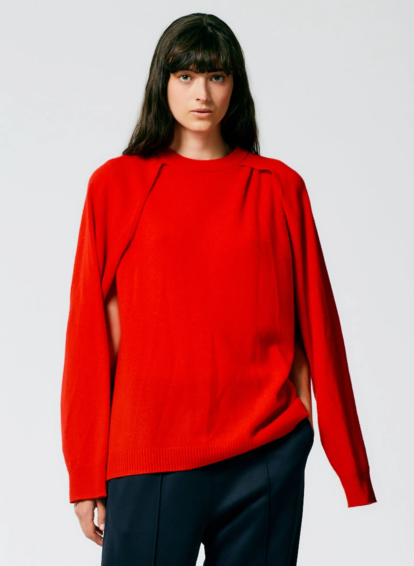 Feather Weight Cashmere Easy Cocoon Tunic sold by Tibi product image thumbnail 5