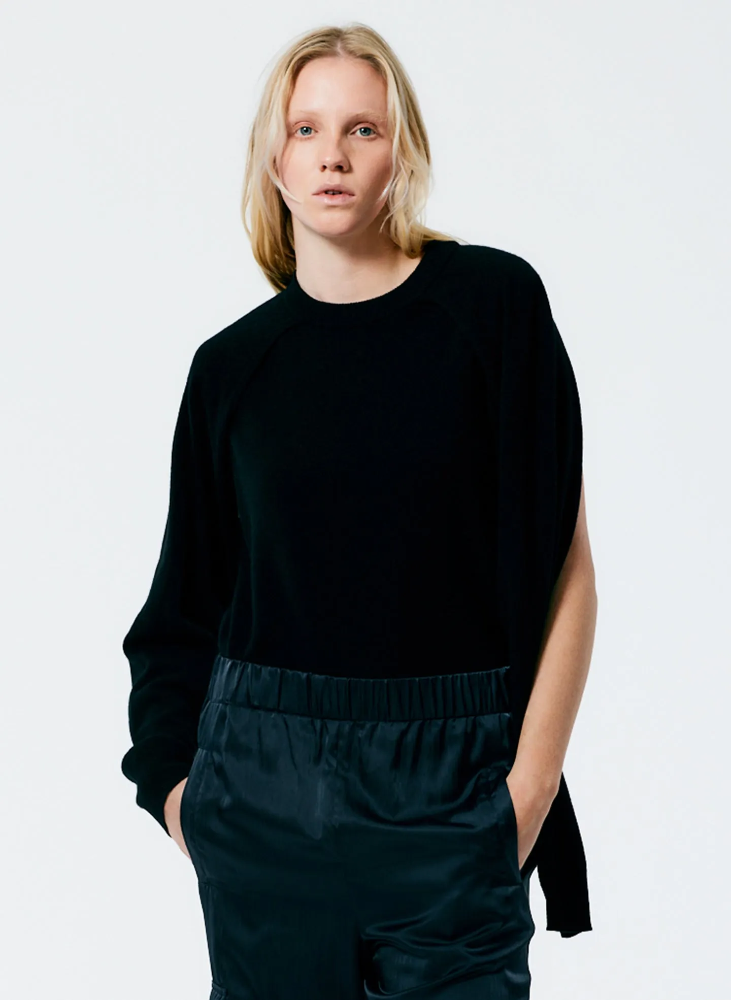 Feather Weight Cashmere Easy Cocoon Tunic sold by Tibi