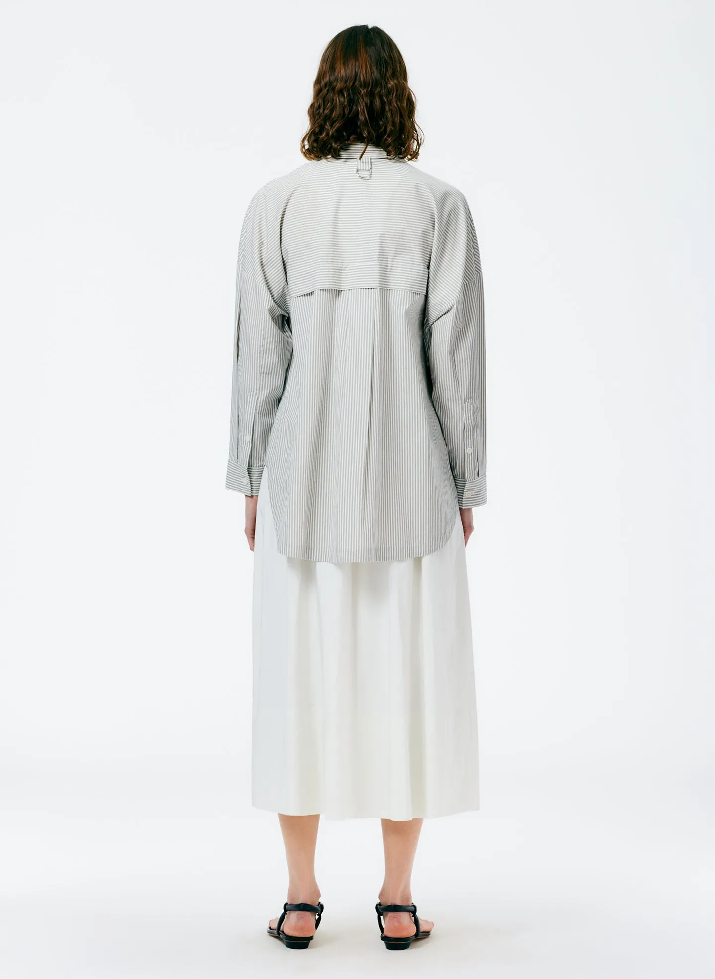 Classic Menswear Gabe Oversized Shirt sold by Tibi product image thumbnail 5