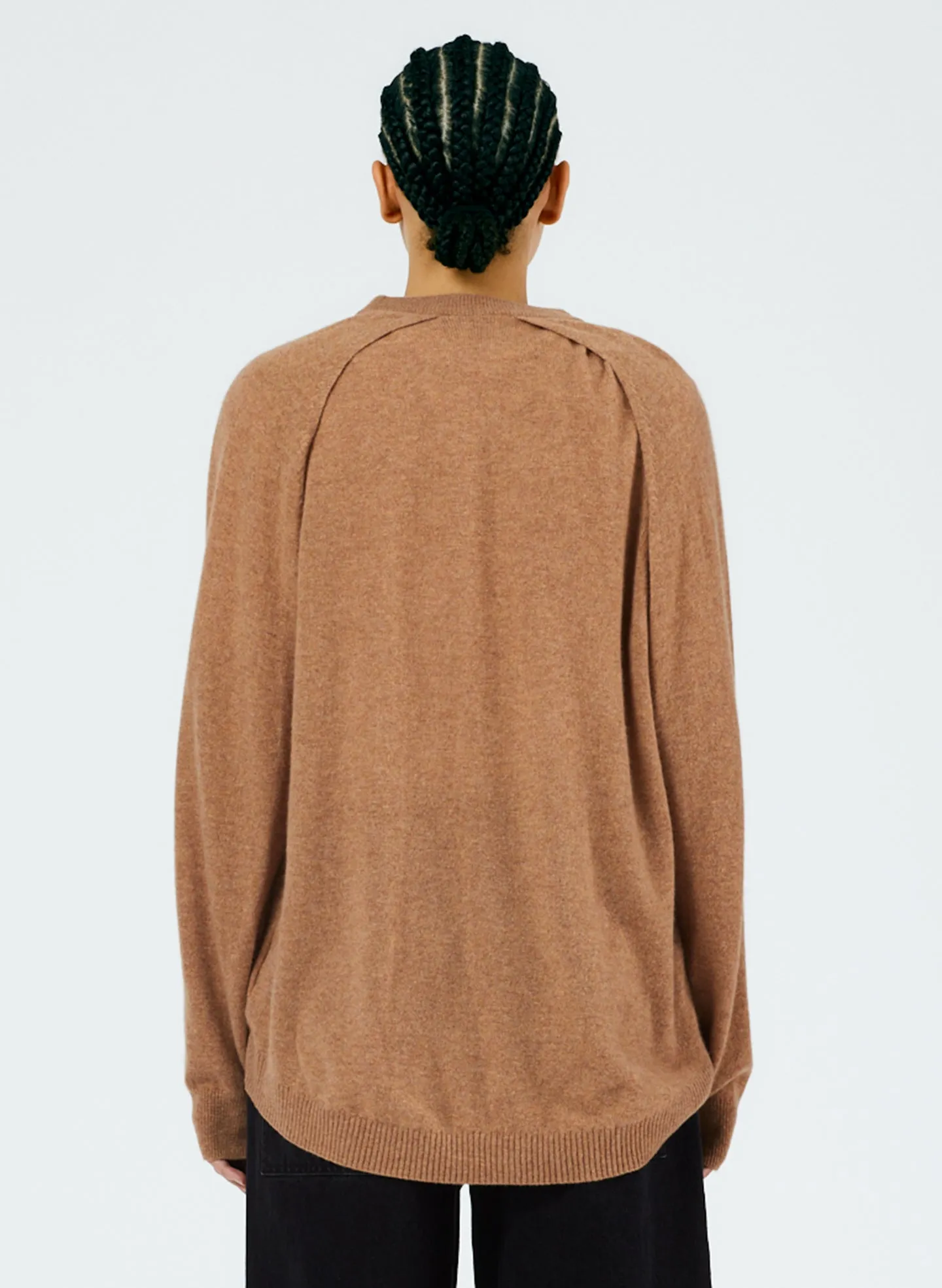 Feather Weight Cashmere Easy Cocoon Tunic sold by Tibi product image thumbnail 3